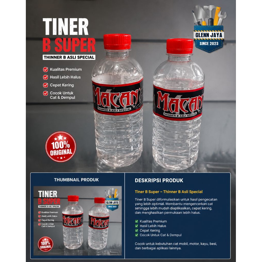 TINER B SUPER CAP MACAN