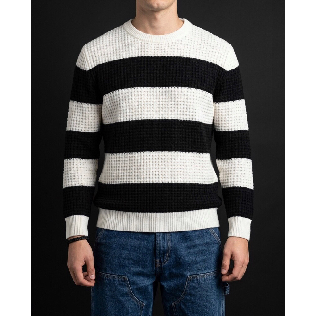 SWEATER TEXTURE BY DONGSIN WITH BLACK & WHITE COLOR