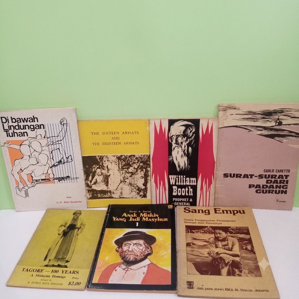 Kumpulan buku biografi dan sejarah tokoh The Sixteen Arhats Di Bawah Lindungan William Booth Tagore 