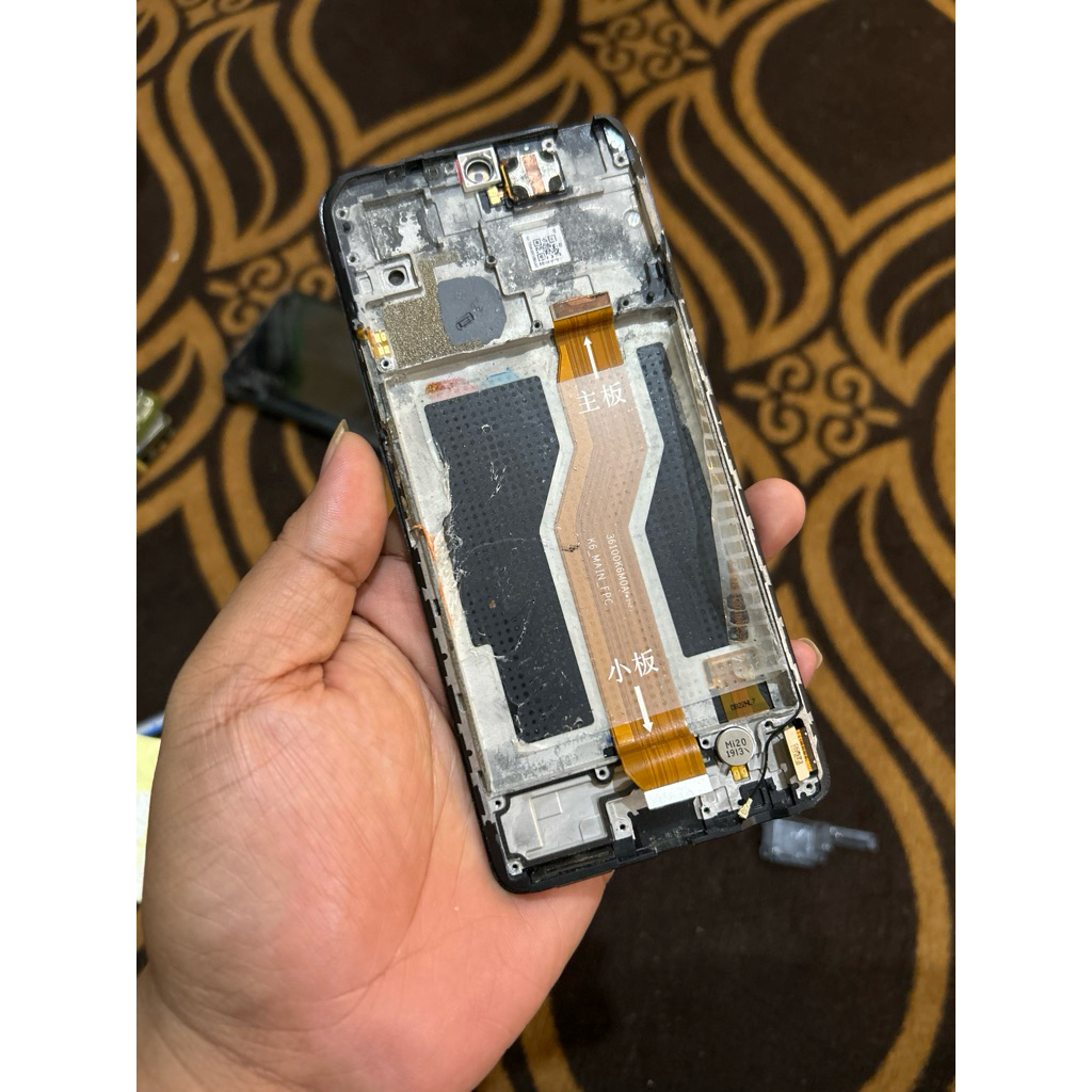 TATAKAN LCD BAZEL REDMI NOTE 10 PRO ORIGINAL COPOTAN