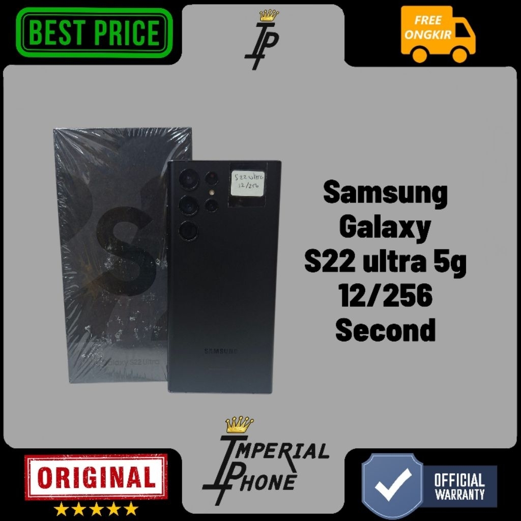 samsung galaxy s22 ultra 5g 12/256 second