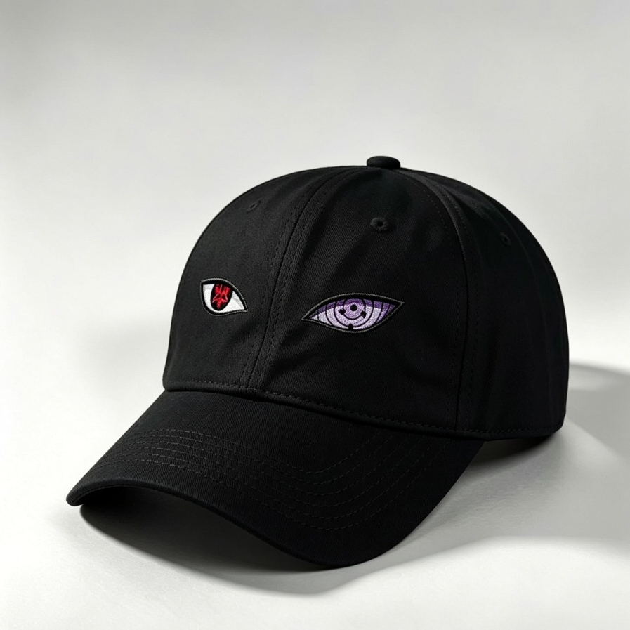 ERA New Store - Topi Basebal Distro Cap EYE Uchiha Sasuke Anime Naruto Terbaru 2024 Hat Pria Wanita