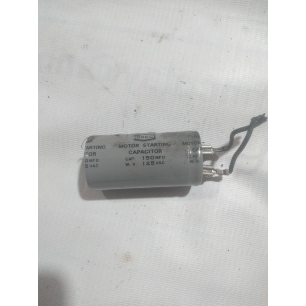 Kapasitor Start Motor 150uF 125VAC Bekas Normal Motor Starting Capacitor