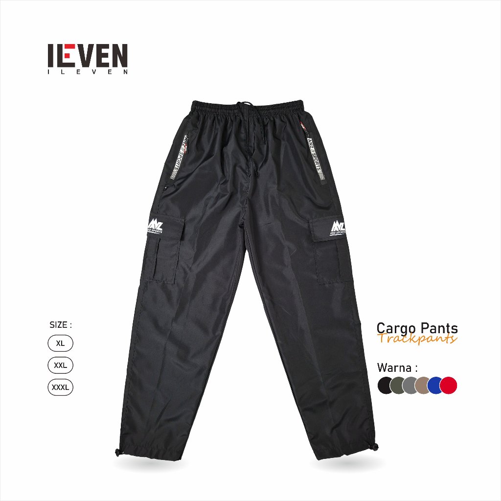 Celana Panjang Trackpants Parasut Cargo Pria Wanita - Celana Gunung Hiking Outdoor