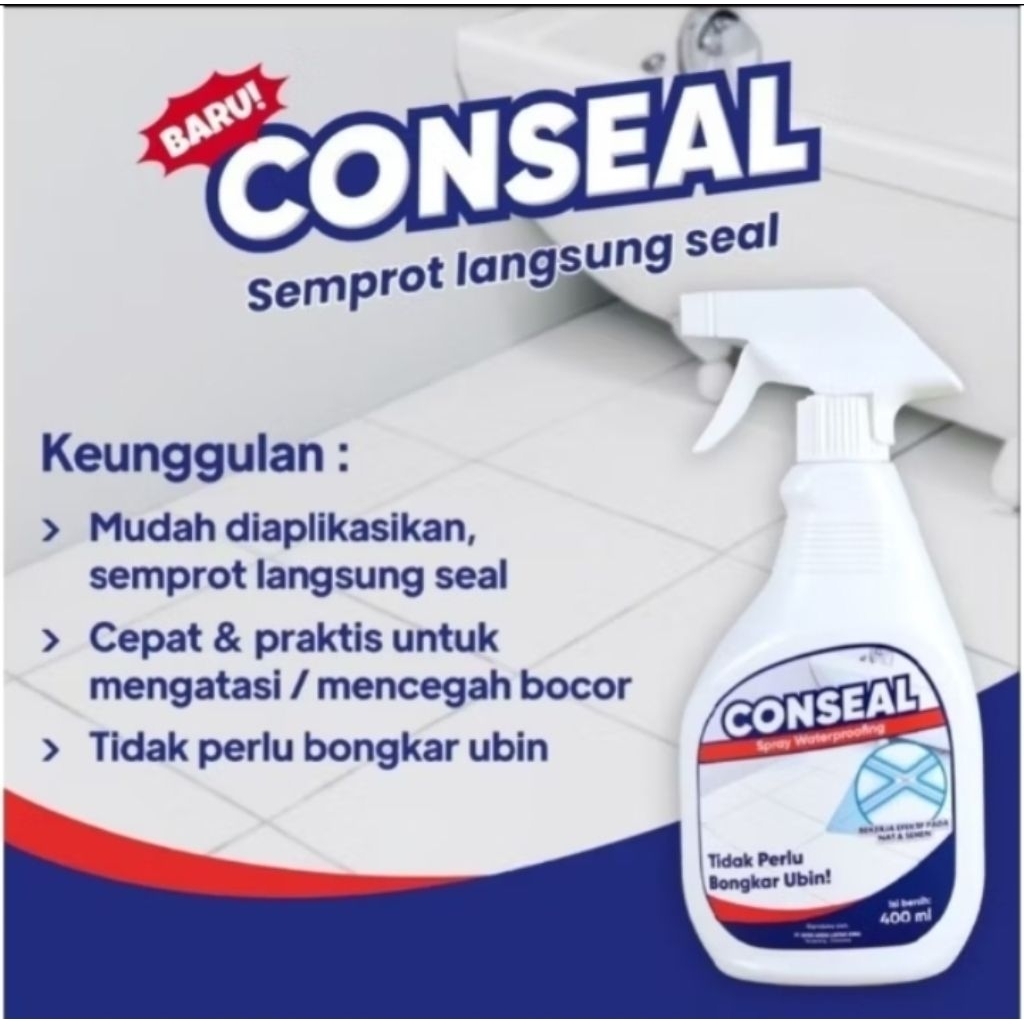 Waterproofing spray anti rembes Conseal Aquaproof 400 ml
