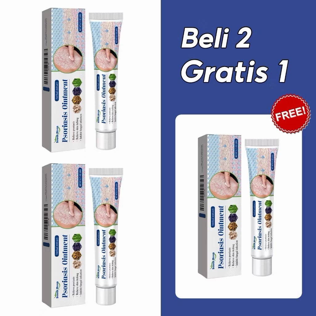 Beli 2 Gratis 1 South Moon Obat Gatal 20g Obat Gatal Selangkangan Psoriasis Psoriasis Cream Obat Pso