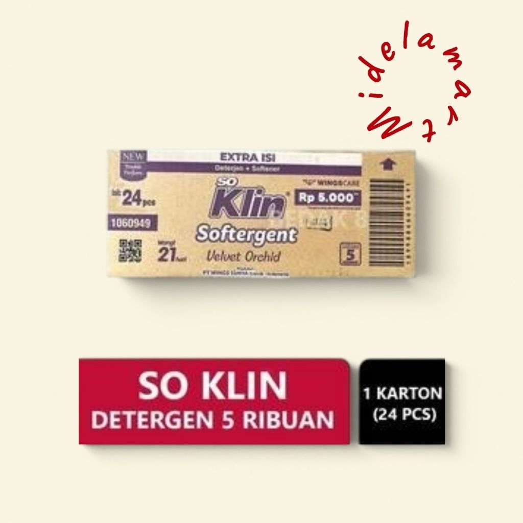 Soklin Daia Bubuk 5000 1 dus isi  24