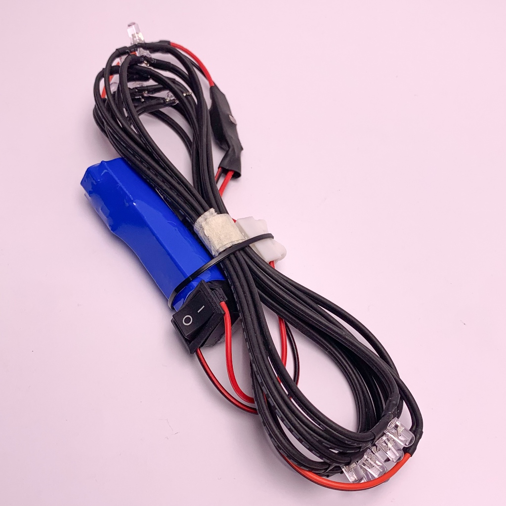 Lampu layang-layang RGB Baterai Cas Ulang Modul kedip Super Terang