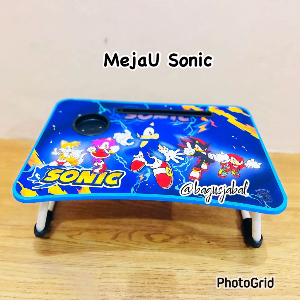 Meja Belajar Lipat Karakter Disney Tanglet / Meja Belajar Lipat Portable / Meja laptop belajar J156