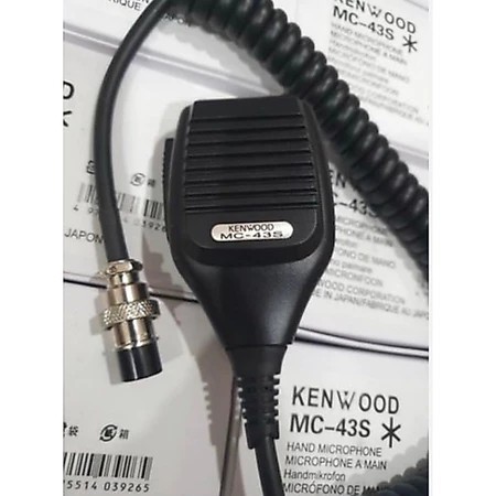Mic Rig Kenwood MC-43S MC43S Soket 8 Pin 8Pin Besi Extra PTT Extramic Handmic Microphone Mikrofon Ra