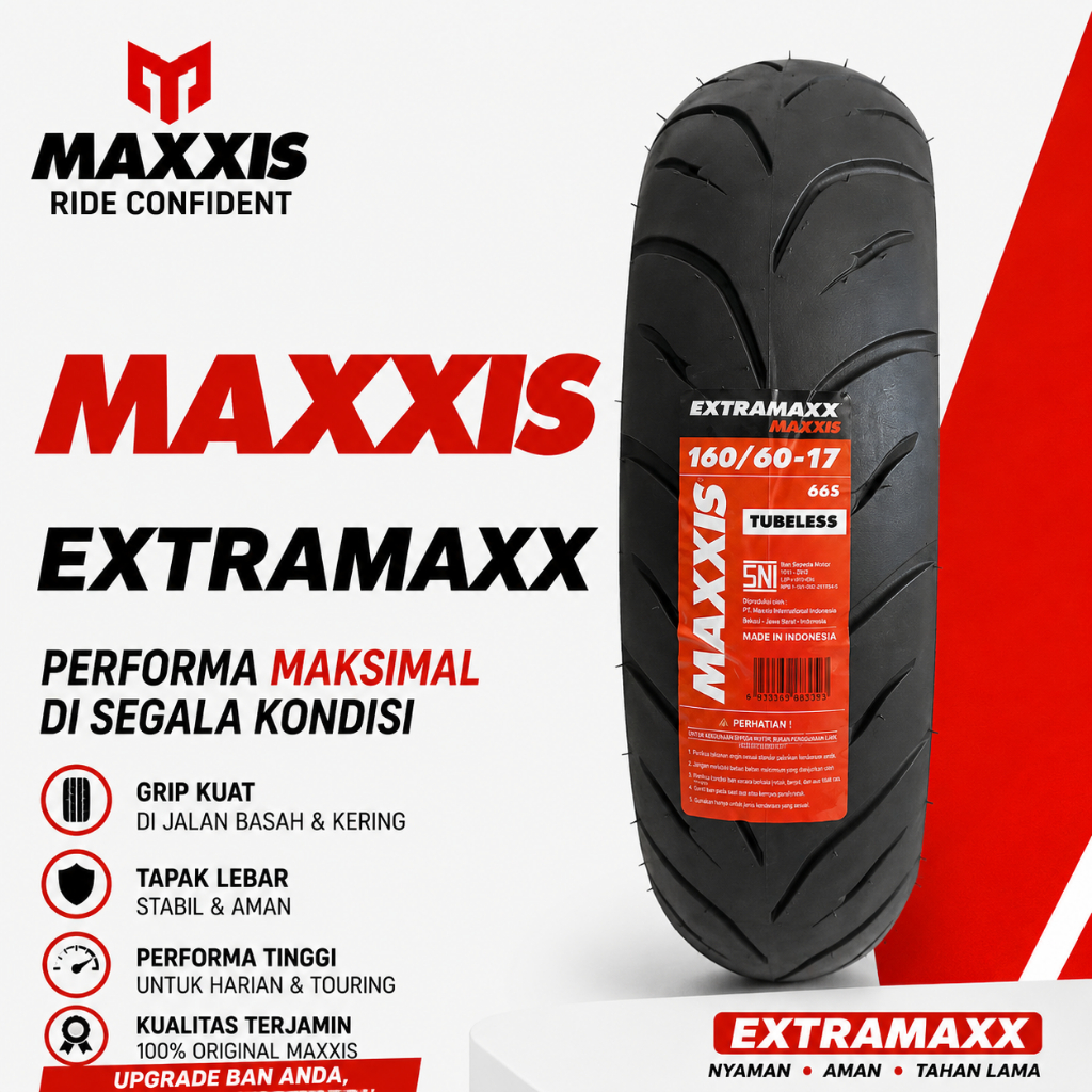 Ban Motor MAXXIS EXTRAMAX 160/60-17