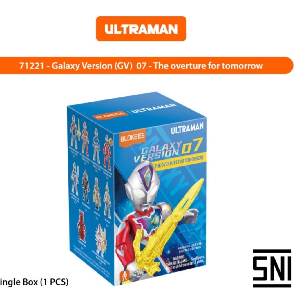 Blokees Ultraman GV (Galaxy Version ) 07 The Overture For Tomorrow Windom ( 100% Blokees ORI )