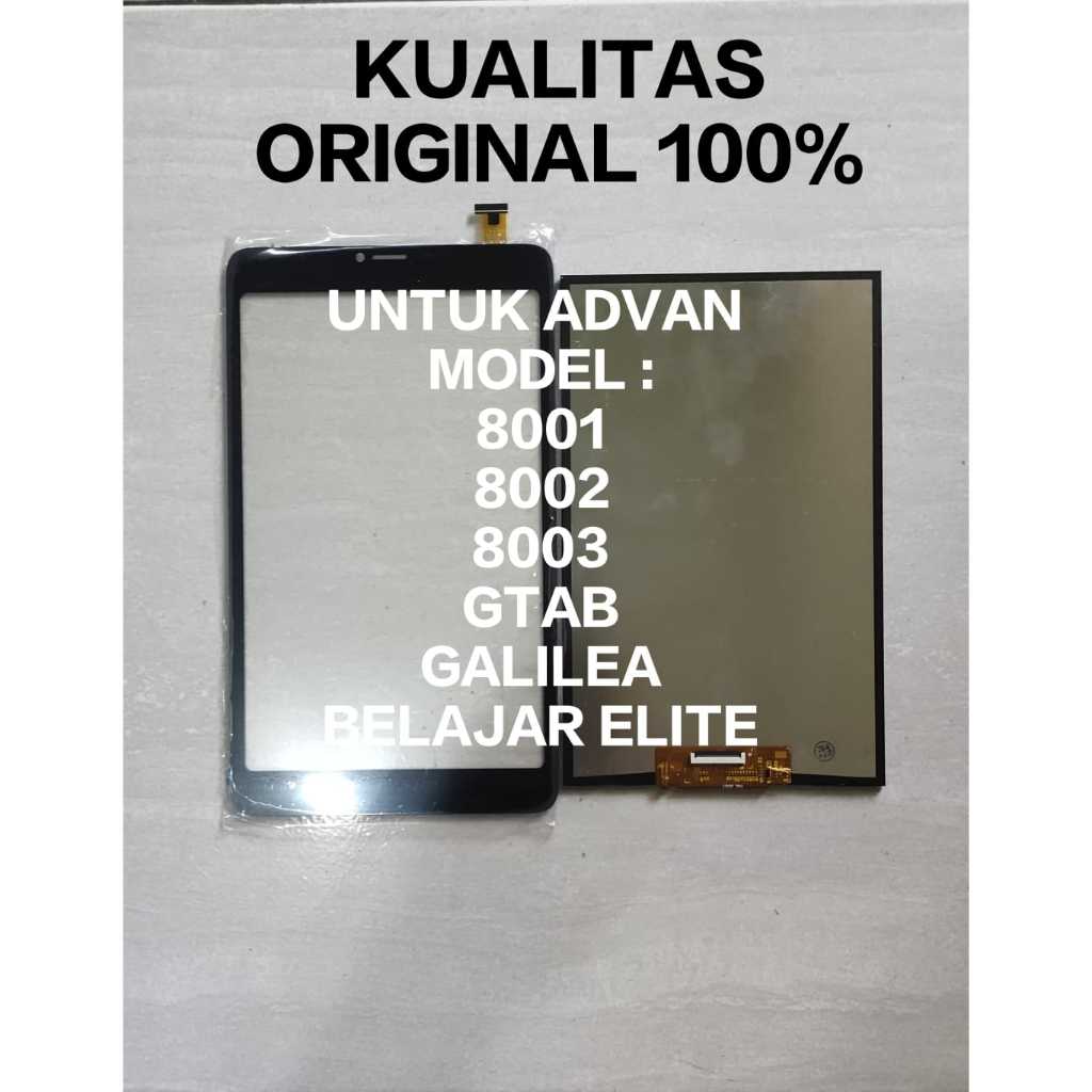 Touchscreen toskrin  advan 8001 / advan 8002 / advan 8003 / advan galilea / advan gtab / advan belaj