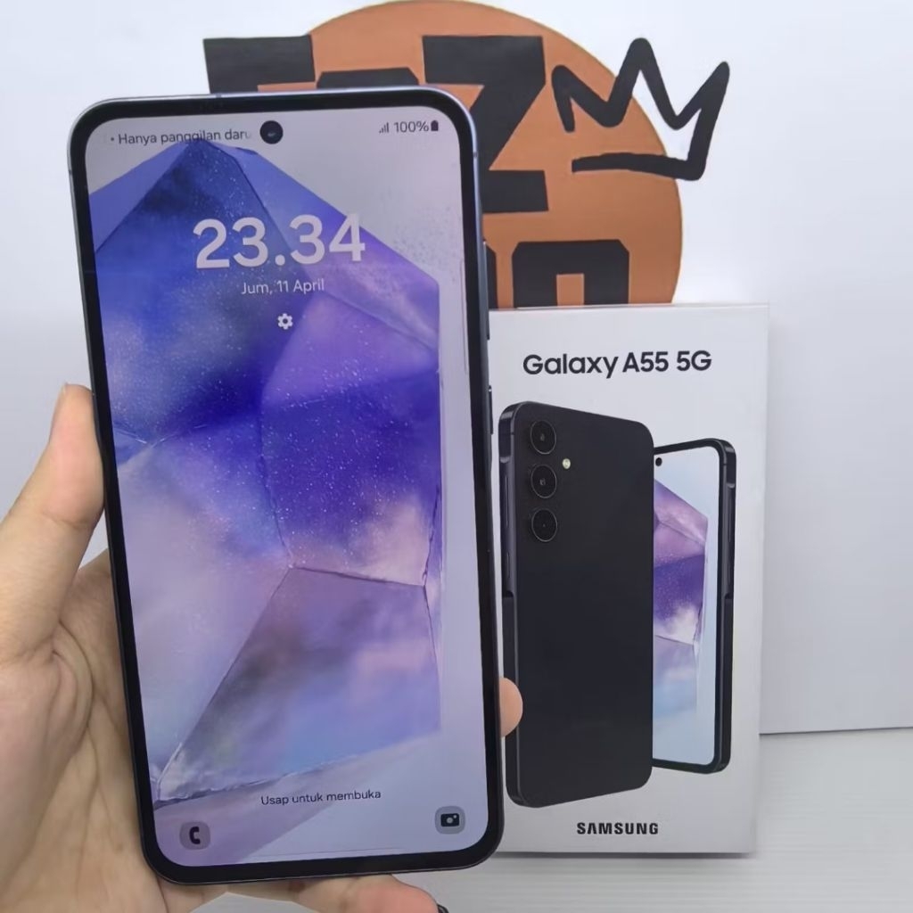 Samsung A55 12/256GB Fullset Sangat Mulus No Minus