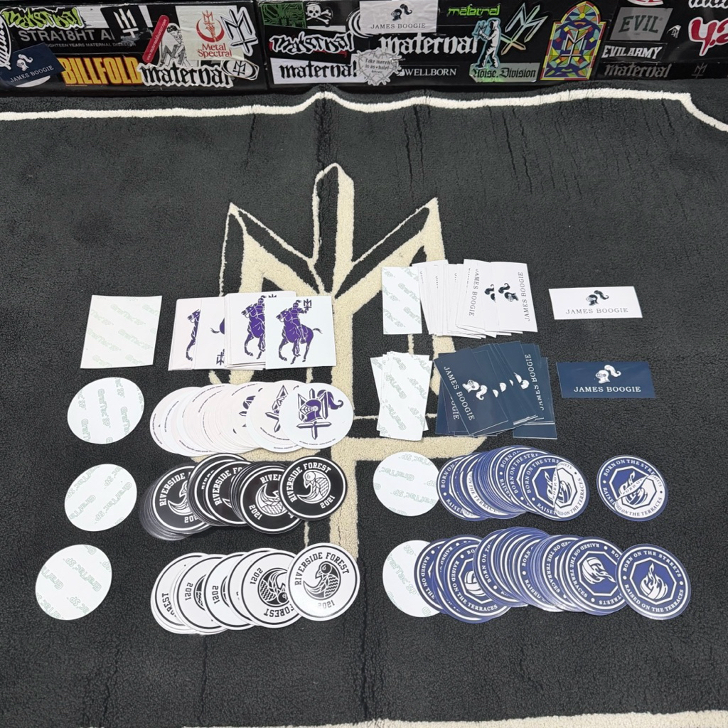 all brand sticker PRUNG - MATERNAL - JAMES BOOGIE (baca deskripsi) original