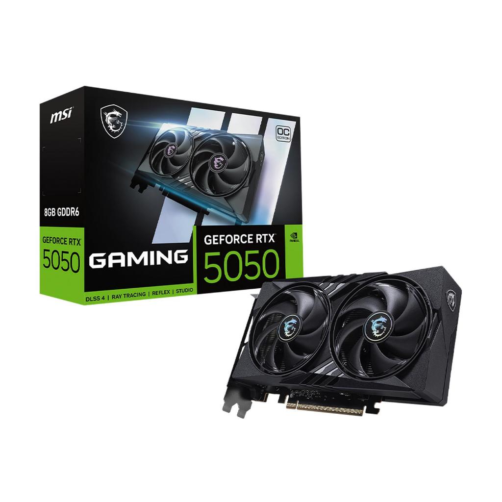 MSI VGA GEFORCE RTX 5050 8G GAMING OC | VGA CARD NVIDIA RTX5050 8GB GDDR6