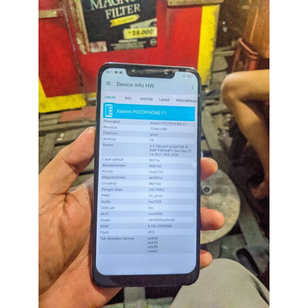 Lcd copotan pocophone f1