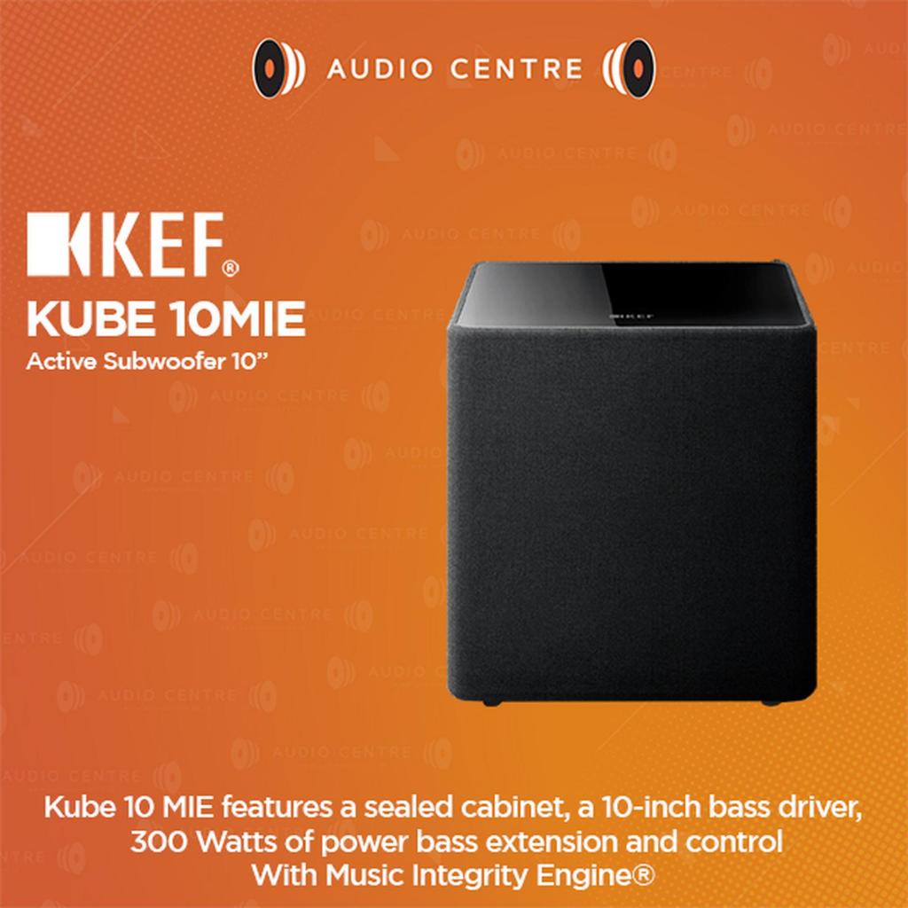 KEF KUBE 10MIE KUBE 10 MIE Active Subwoofer 10"