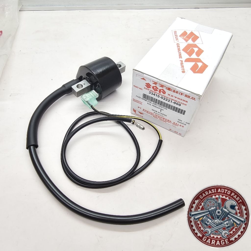 IGINITION, COIL, KOIL, PENGAPIAN SUZUKI RM125 PNP, F1ZR,RXKING,DLL ORIGINAL 33410-02221-00