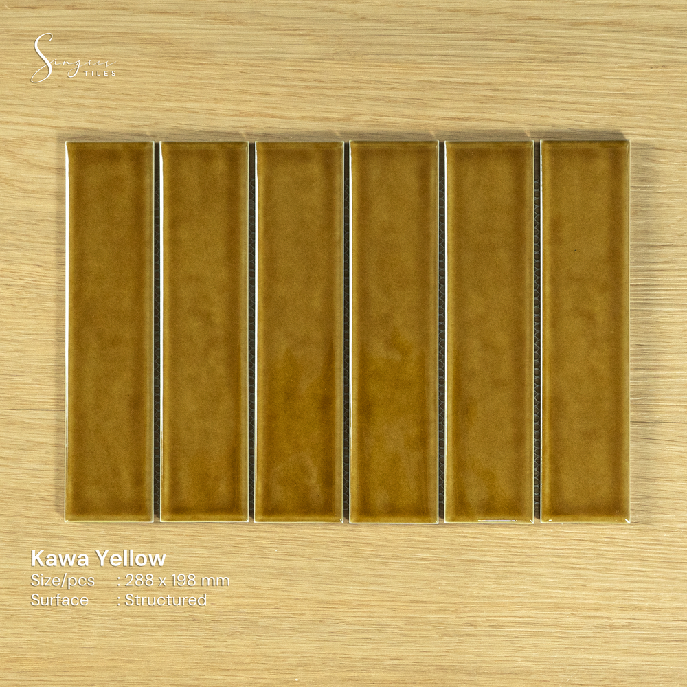 Singres Tiles - Kawa Yellow Singres Mosaic Tiles
