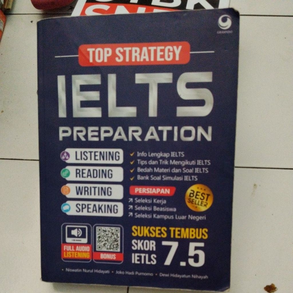 TOP STRATEGY IELTS PREPARATION BESTSELLER BEKAS