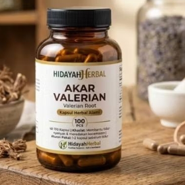 kapsul akar valerian 100pcs original
