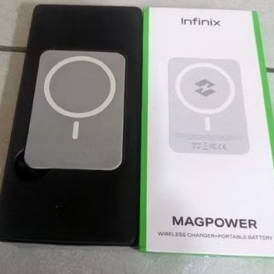 Charger Wireless Infinix Magnetic Fast charging MAGPOWER Copotan Original