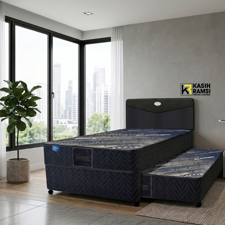 KASUR SPRING BED SORONG AMERICAN LUXURY 2IN1 || 120x200