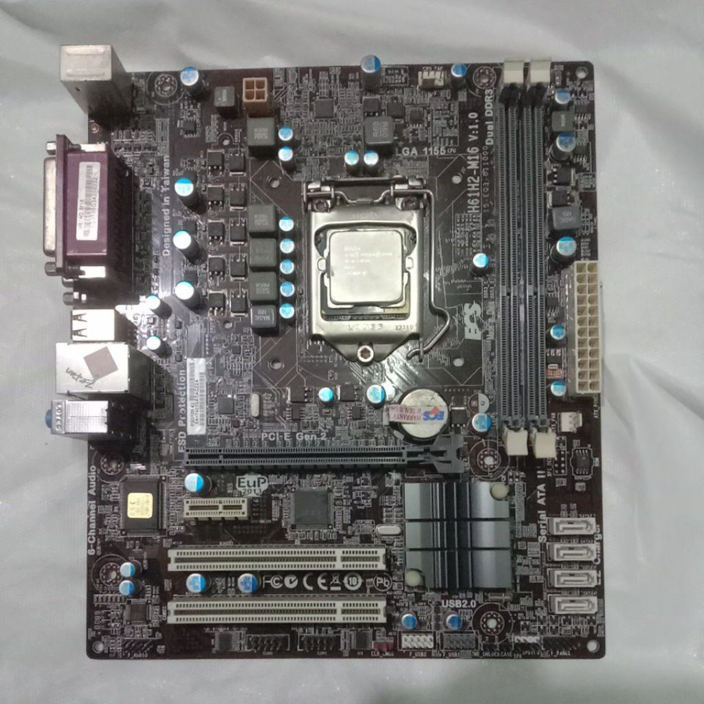 mainboard ECS H61H2-M16 DDR 3 gen 2-3