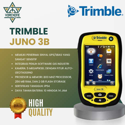 Trimble Juno 3B GPS Handheld Data Collector Survey Kehutanan Tambang