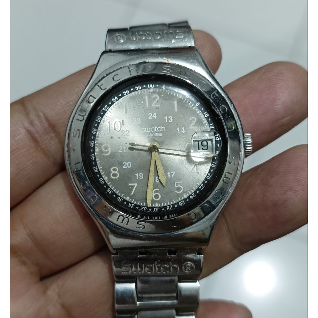 Swatch irony stainless steel
