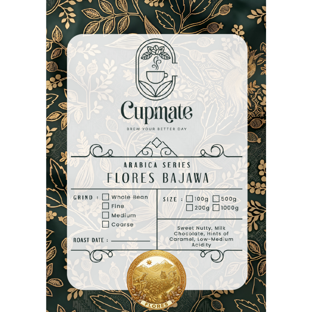 Kopi Specialty Arabika Flores Bajawa Rasa Klasik Cokelat Tembakau Manis Lembut Cupmate 200g 500g 1kg