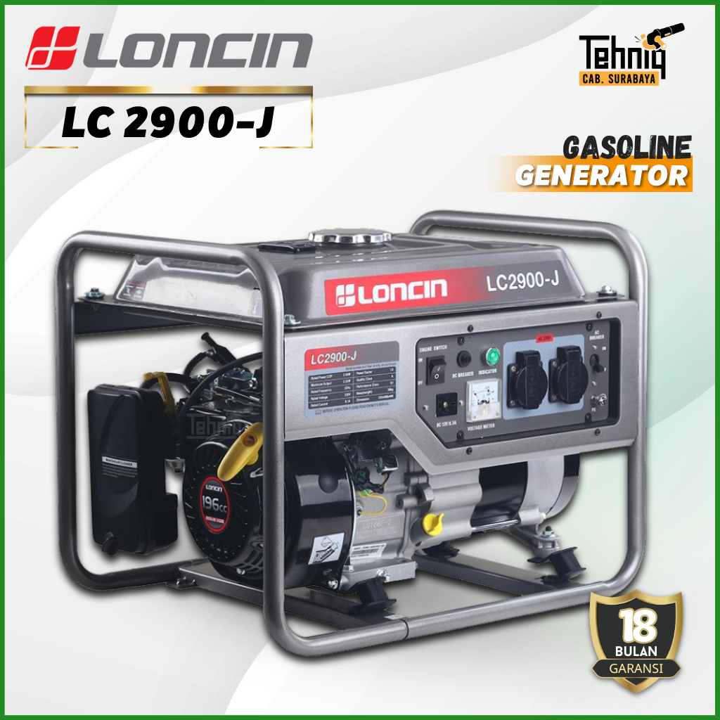Mesin Genset LONCIN LC2900-J Generator Set Practical Series 2000 Watt