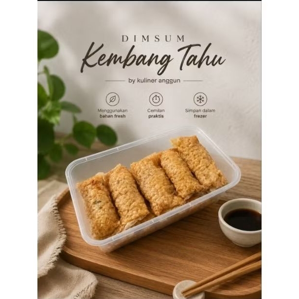 DIMSUM KEMBANG TAHU /DIMSUM KULIT KEMBABG TAHU/DIMSUM FROZEN
