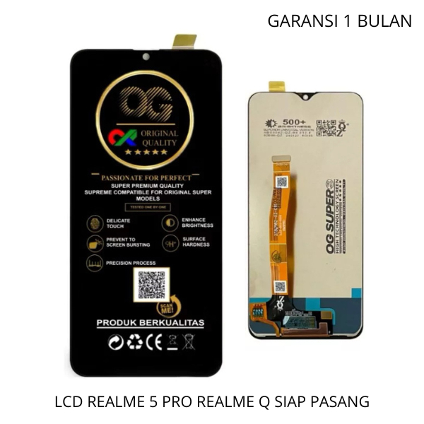 Lcd Realme 5 Pro / Realme Q Original Fullset Touchscreen