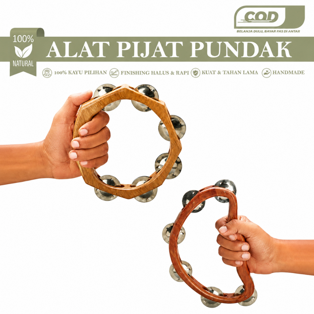 Tamborin Kayu Kecrekan Tambourine Alat Musik Perkusi Mainan anak Tradisional Tamborin Kayu Kecrekan 