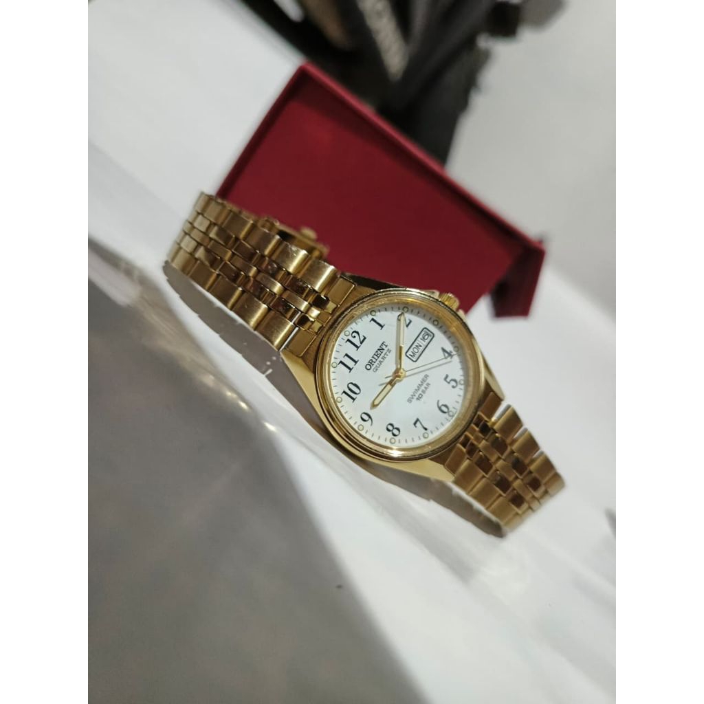 ja510 Jam tangan pria ORIENT Swimmer 10bar Japan Quartz movement