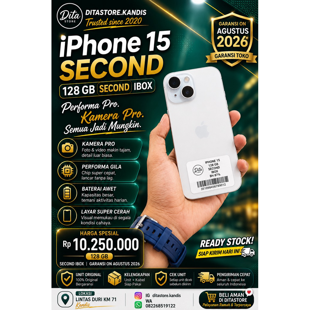 iphone 15 128 gb second ibox