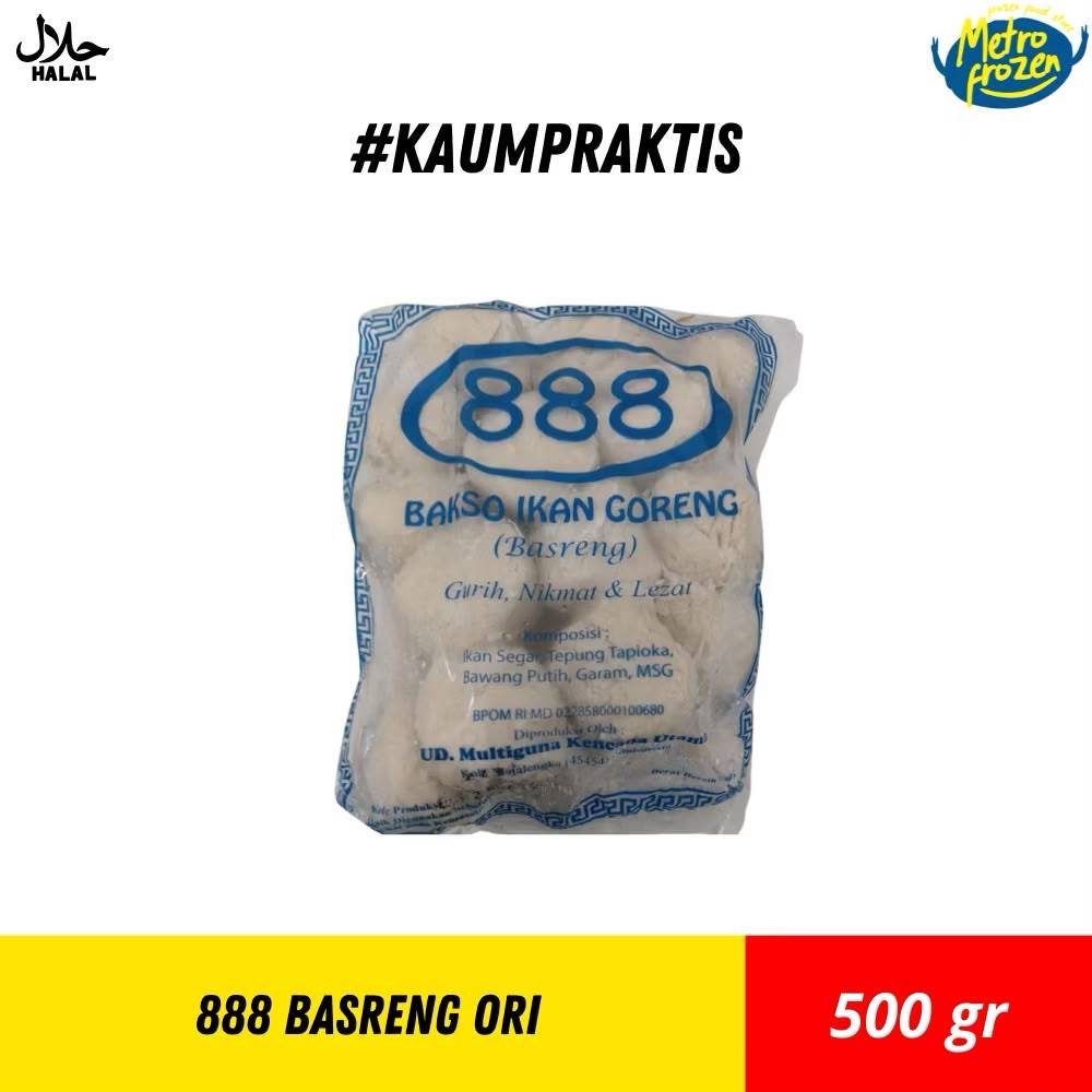 888 Bakso Ikan Goreng 500gr //basreng goreng //instan Banjarmasin