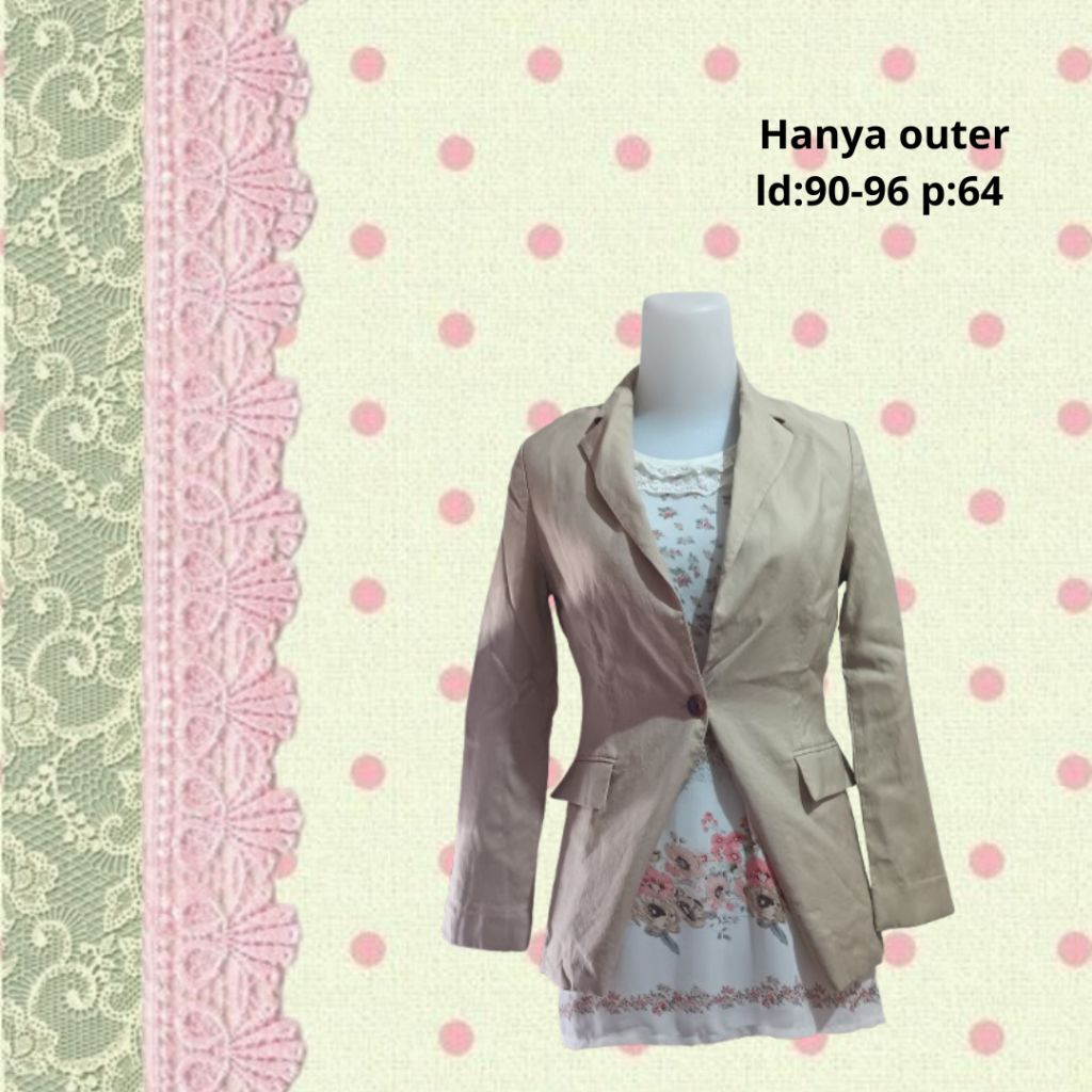 Blazer, blazer wanita, blazer perempuan, outer, outer wanita, outer perempuan, blazer coklat, outer 