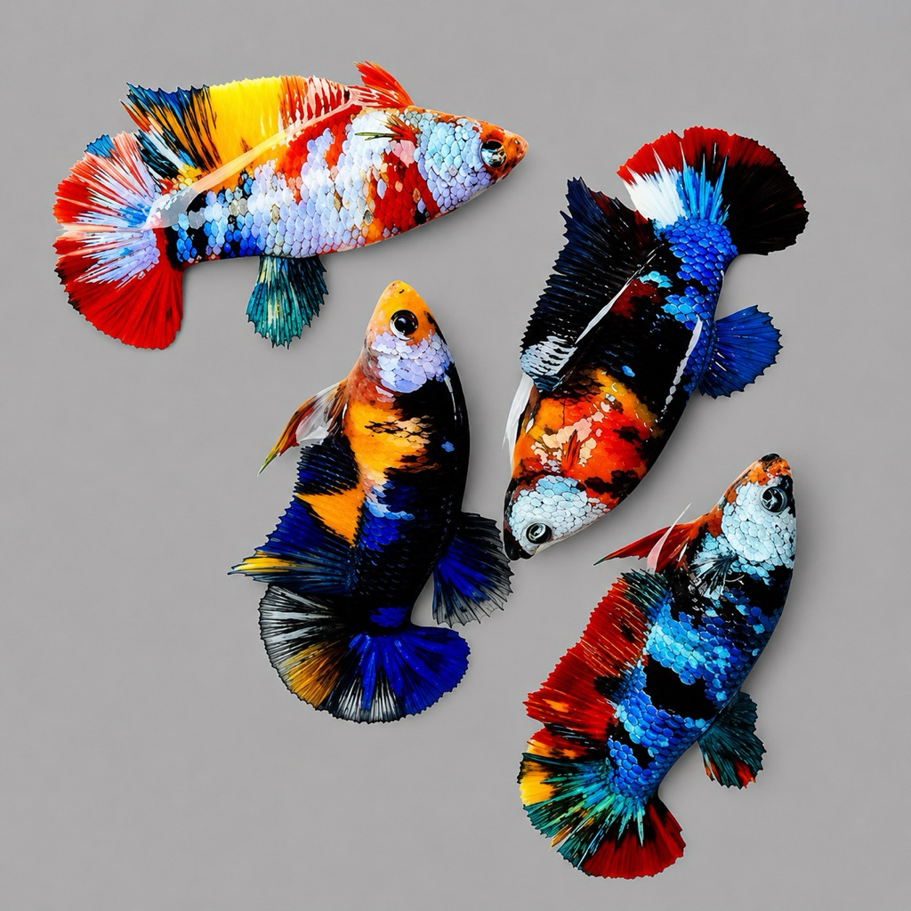 Betina Cupang Multicolor Grade A Siap Breeding