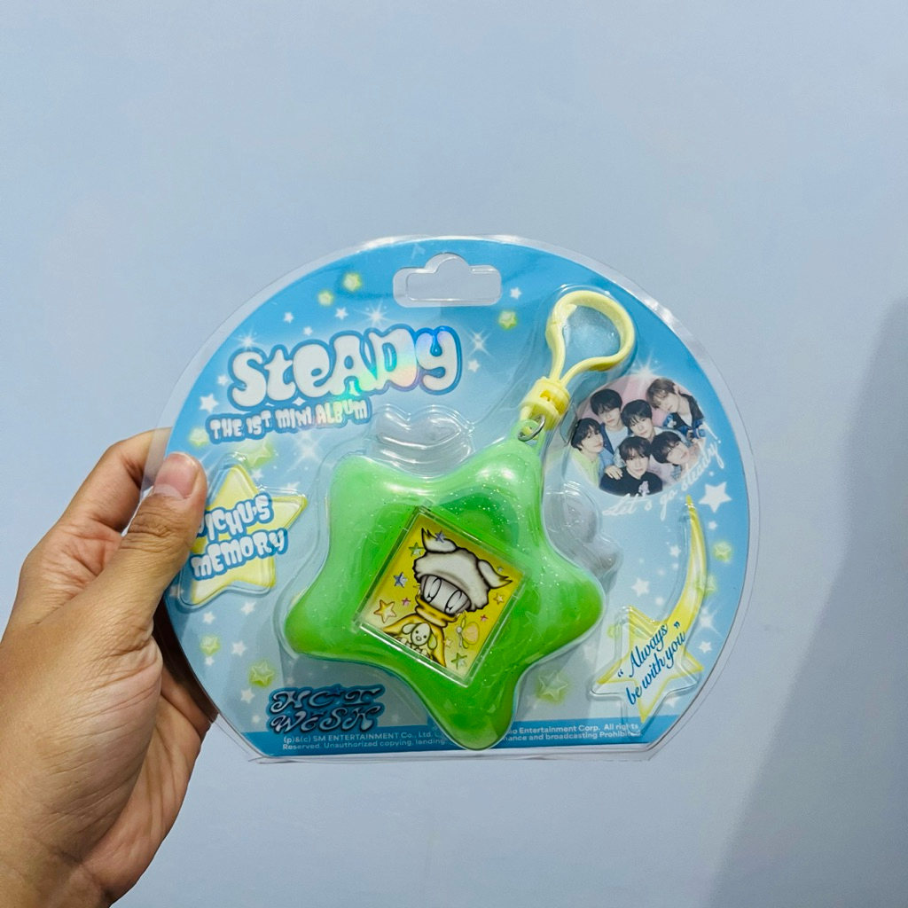 KEYRING ONLY STEADY RYO SAKUSION UNIT YUSHI HELLO KITTY pc photocard helkit hellokitty nct wish hk s