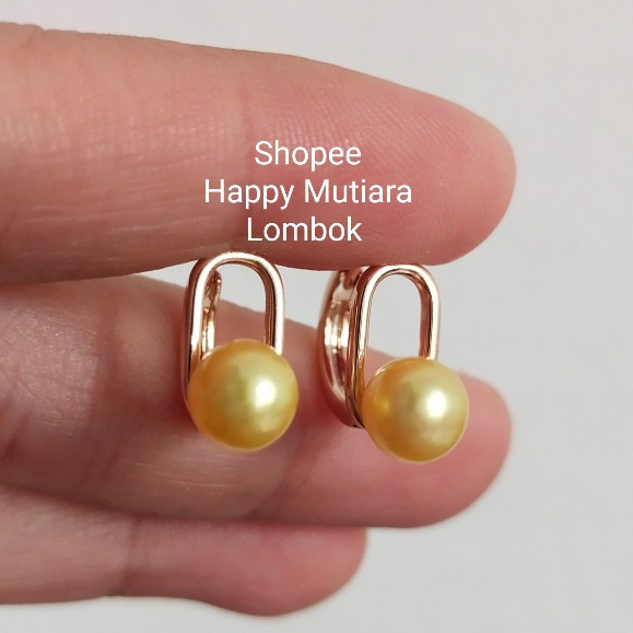 Anting Polos Kecil Anting Anak Wanita Mutiara Air Tawar Mutiara Asli Mutiara Lombok 842