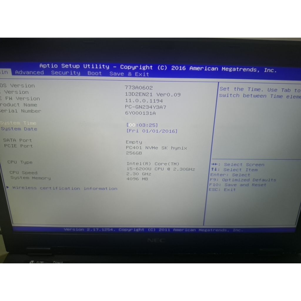 nec lavie super thin laptop i5 gen 6