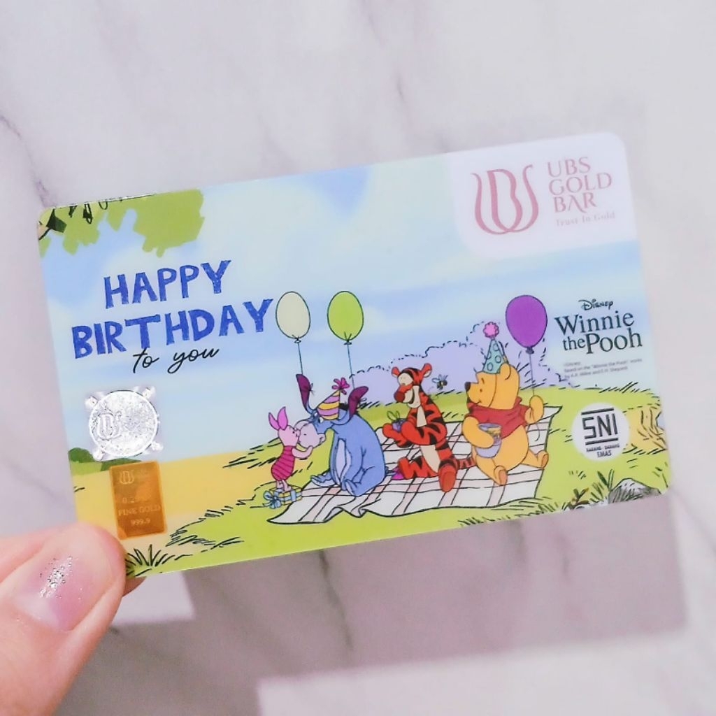 UBS Gold 0.25 gr disney winnie the pooh