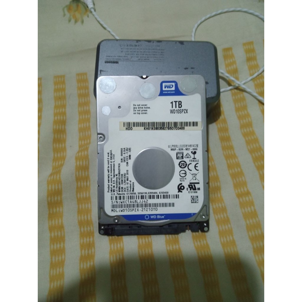 Hardisk WD 1TB Slim 2,5 Inch Bekas