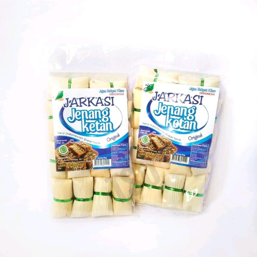 Jenang Ketan Jarkasi 200gram Isi 15pcs Jenang Dodol Khas Jawa Timur Makanan