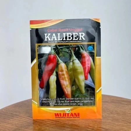 Benih Cabe Rawit Kaliber cabai kaliber 10 Gr kemasan pabrik original