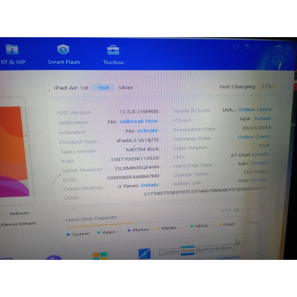ipad air 1 16gb wifi