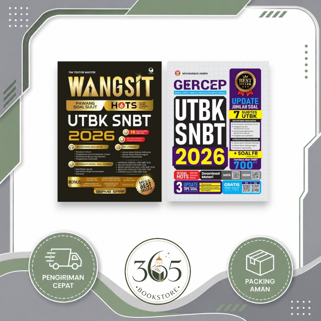 BUKU GERCEP UTBK SNBT 2026 ~ BUKU WANGSIT UTBK SNBT 2026